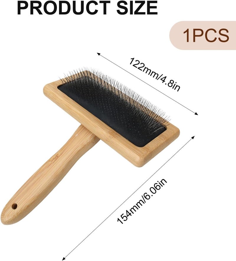 hinbkenla Wool Carders,Needle Felting Tools,Wool Carder,Manta Brush,Wooden Wool Brush,Carding Brushes for Wool,Needle Felting Supplies,Cat, Dogs, Wool Felting Kit for Fibers, Wool Felting Spinning Crafts - Image 2